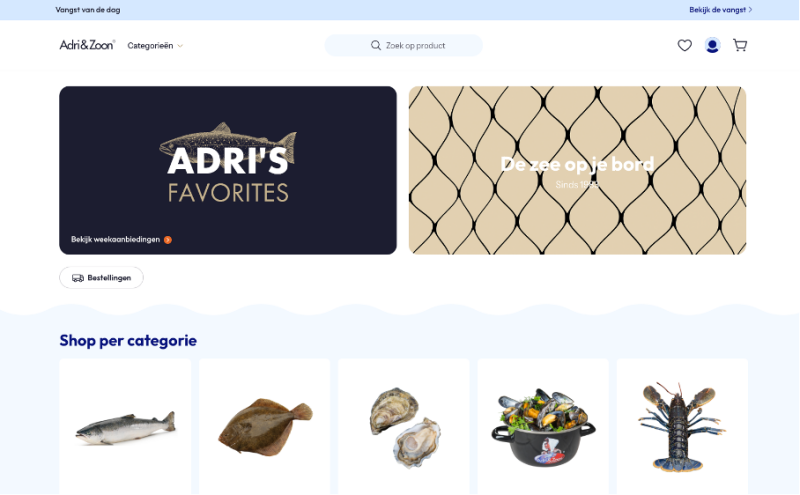 Automatische orderintake via B2B webshop voor visgroothandel