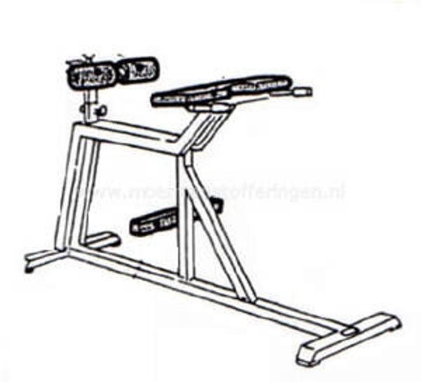 Technogym Isotonic - Hyper Extension Bench P016