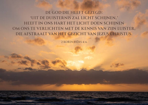 Uit de duisternis zal licht schijnen