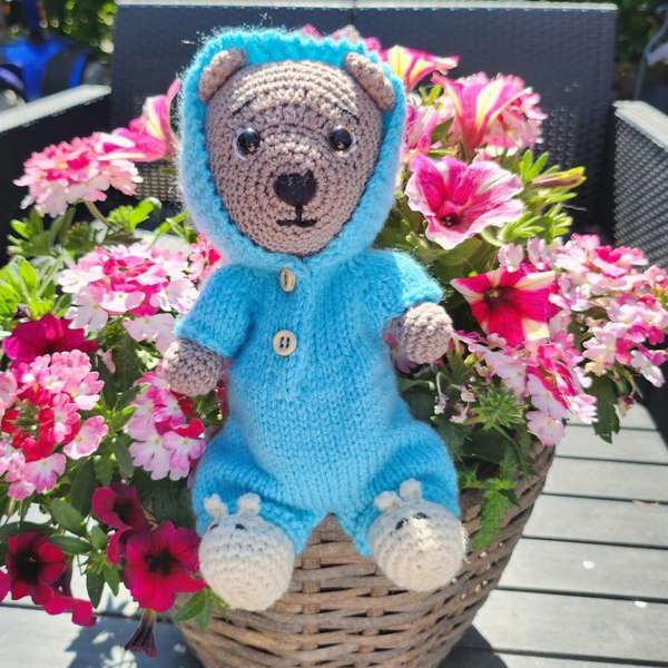 Sød bamse m/dragt