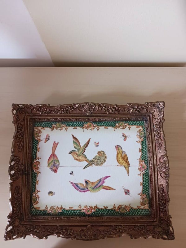 Tableau en faïence .