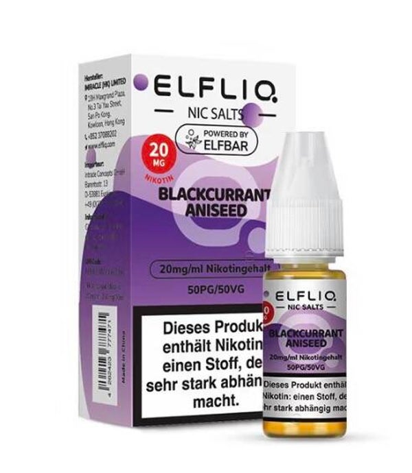 ELFLIQ - Blackcurrant Aniseet 10ml/20mg Nikotin