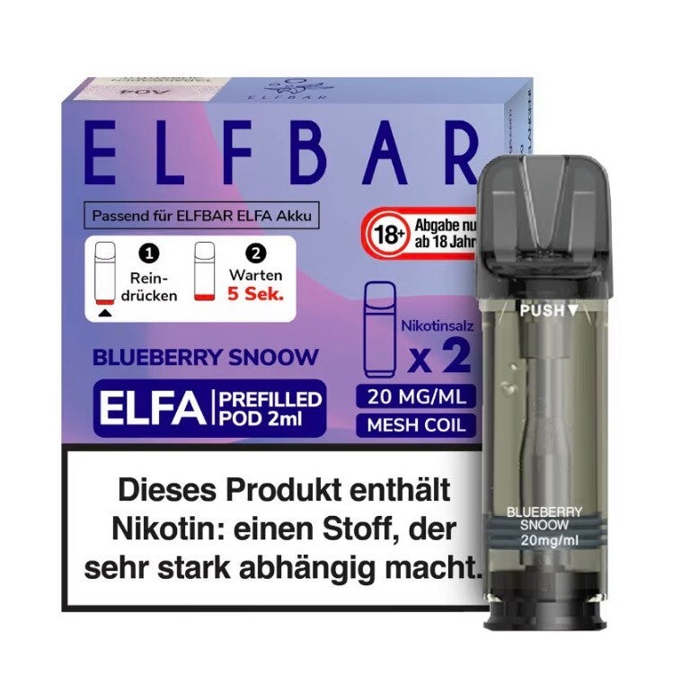 Elfbar Elfa Pod - Blueberry Snoow