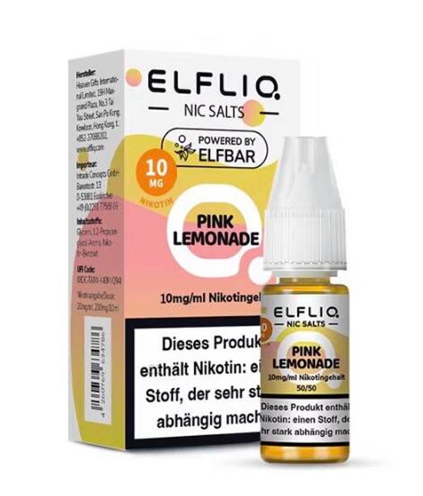 ELFLIQ - Pink Lemonade 10ml/10mg Nikotin