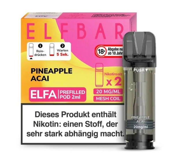 Elfbar Elfa Pod - Pineapple Acai