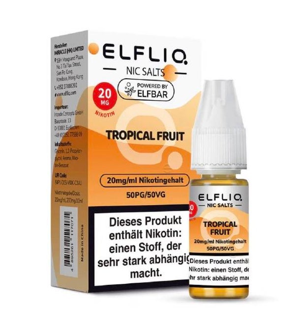 ELFLIQ - Tropical Fruit 10ml/20mg Nikotin