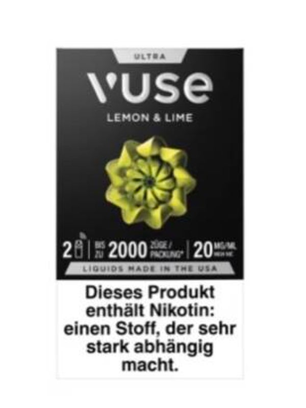 VUSE Ultra Pods Lemon & Lime