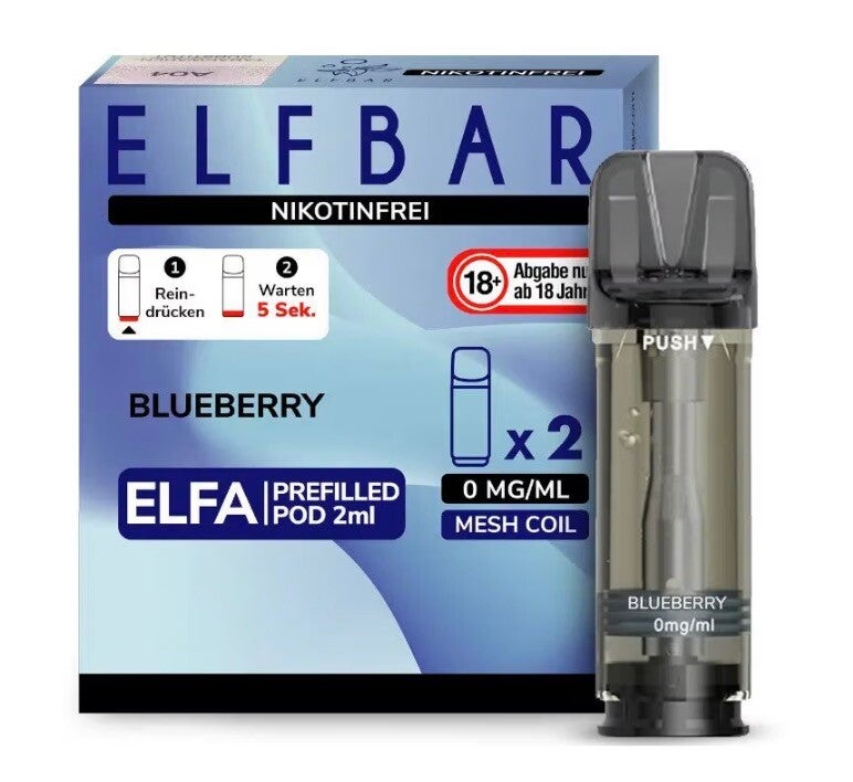 Elfbar Elfa Pod - Blueberry Nikotinfrei