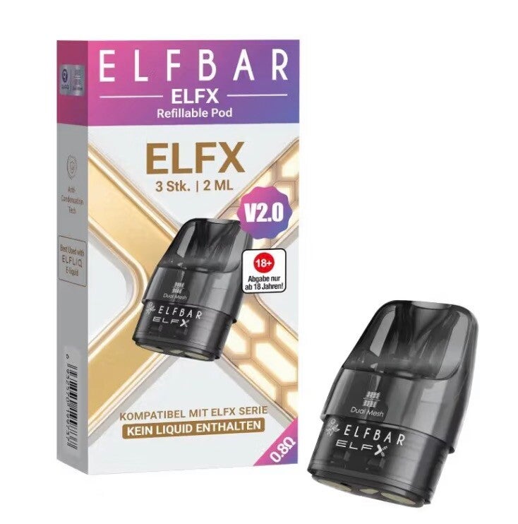 Elfbar Elfx V2.0/0,8 Ohm 3 Stück