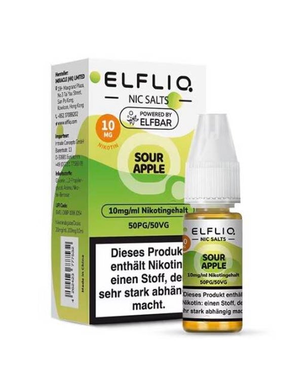 ELFLIQ - Sour Apple 10ml/10mg