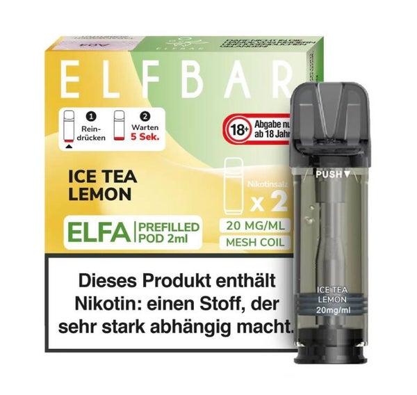 Elfbar Elfa Pod - Ice Tea Lemon