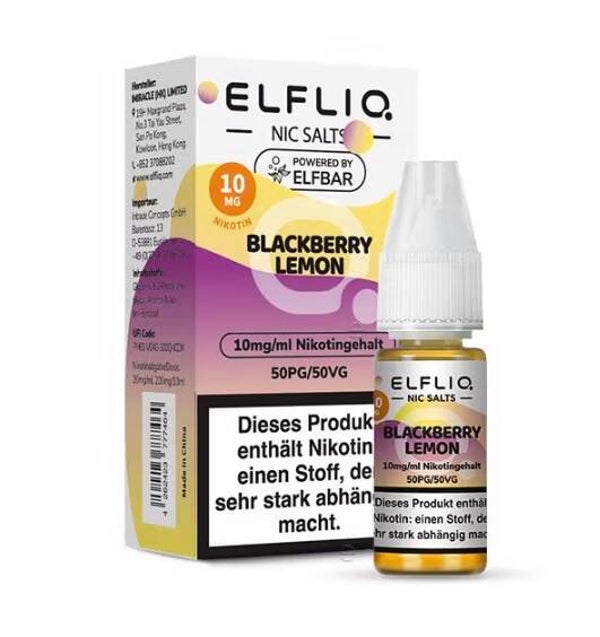 ELFLQ - Blackberry Lemon 10ml/10mg