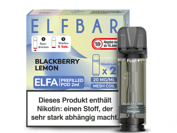 Elfbar Elfa Pod - Blackberry Lemon