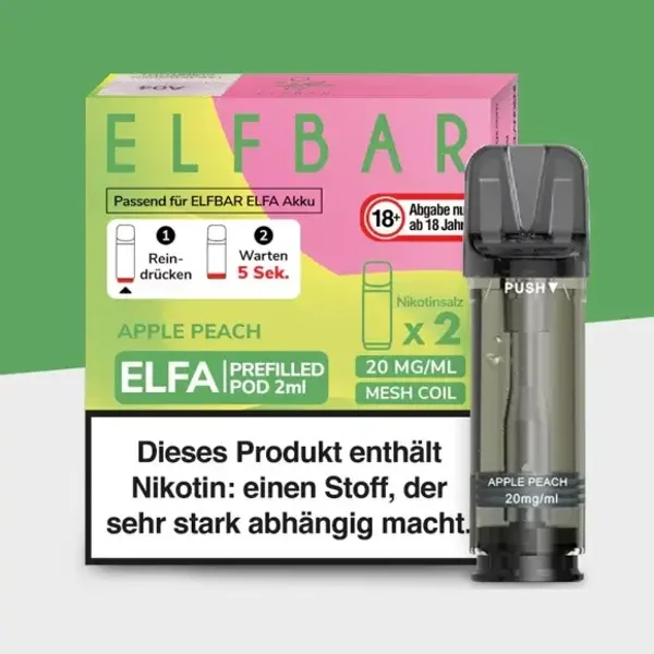 Elfbar Elfa Pod - Apple Peach