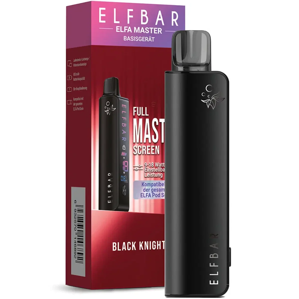 Elfbar Master Basisgerät Schwarz