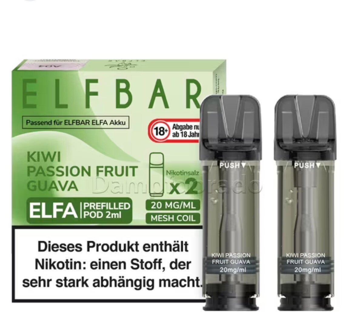 Elfbar Elfa Pod-Kiwi Passion Fruit Guava
