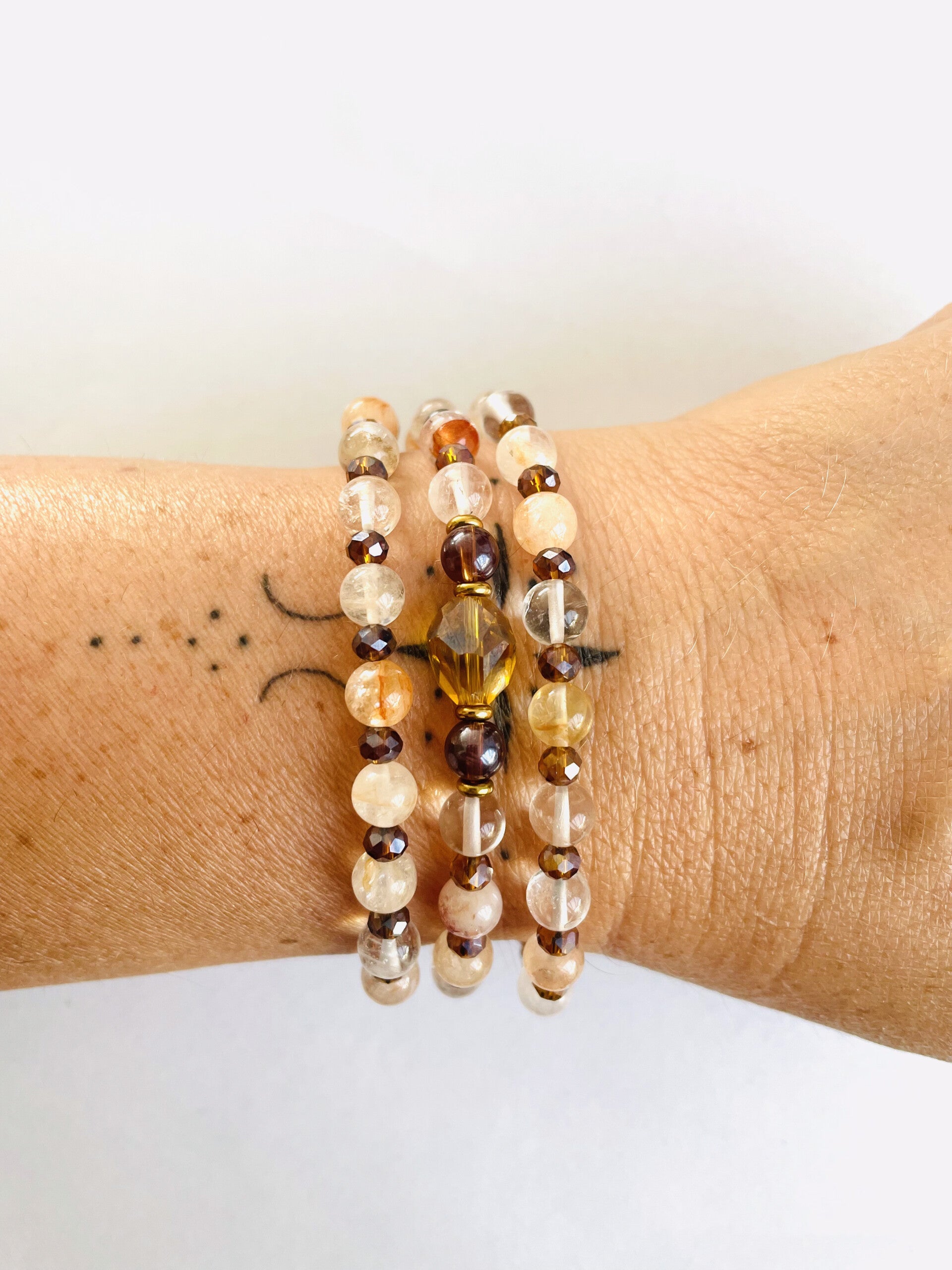 Armband/Ketting Kwarts AG004