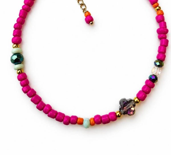 Enkelbandje Pink EG006