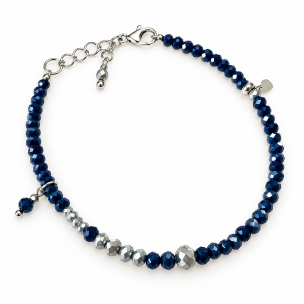 Enkelbandje blauw EZ004