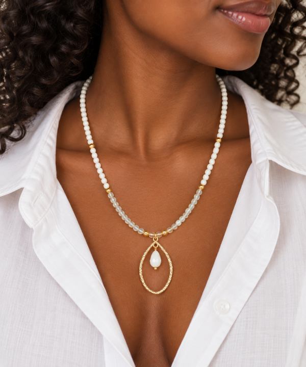 Ketting (melk)wit KG003