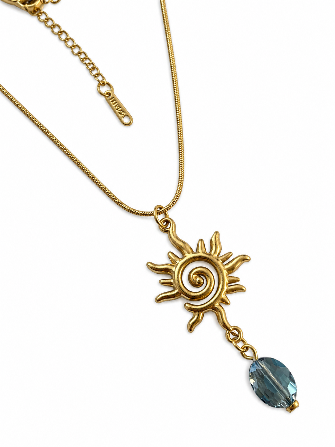 Ketting met Glasfacet KG013