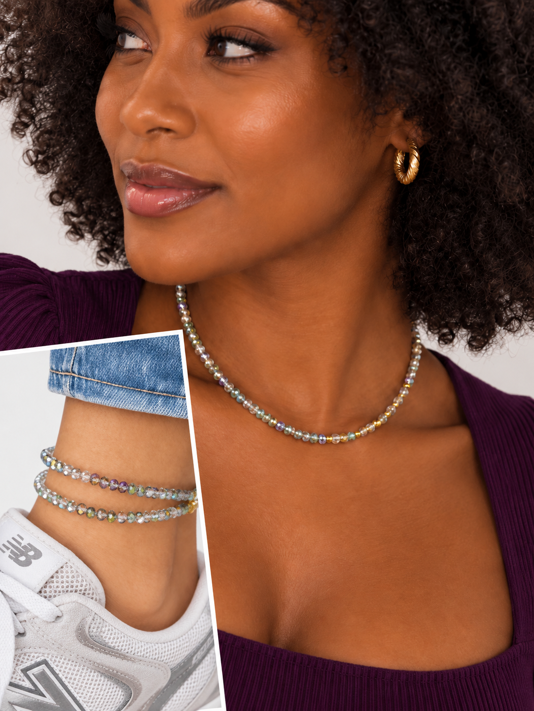 Ketting/Enkelbandje Multicolour KG021