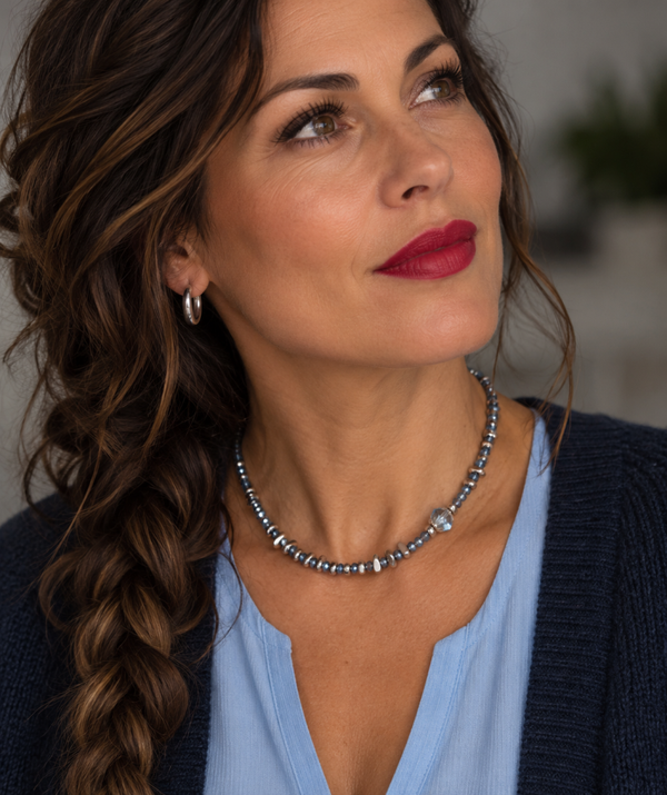 Ketting/Enkelbandje BlueMulticolour KZ013