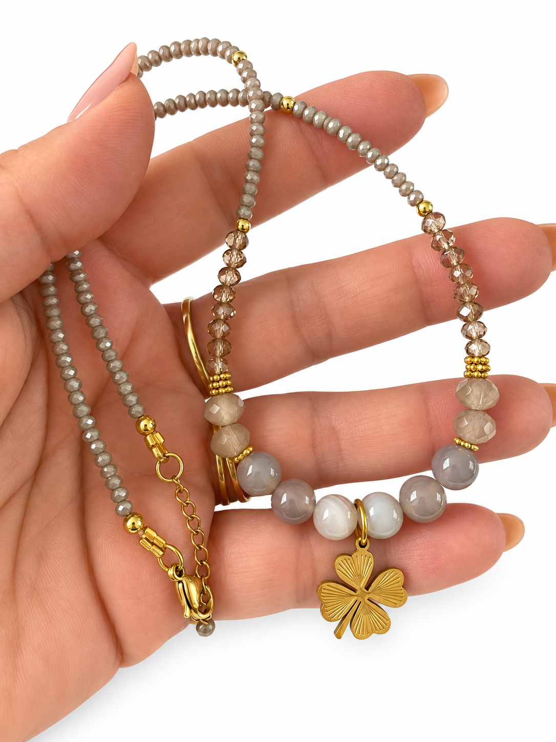 Ketting Halfedelsteen KG027