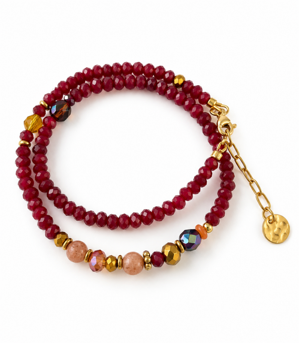 Bordeaux Gemstone AG010