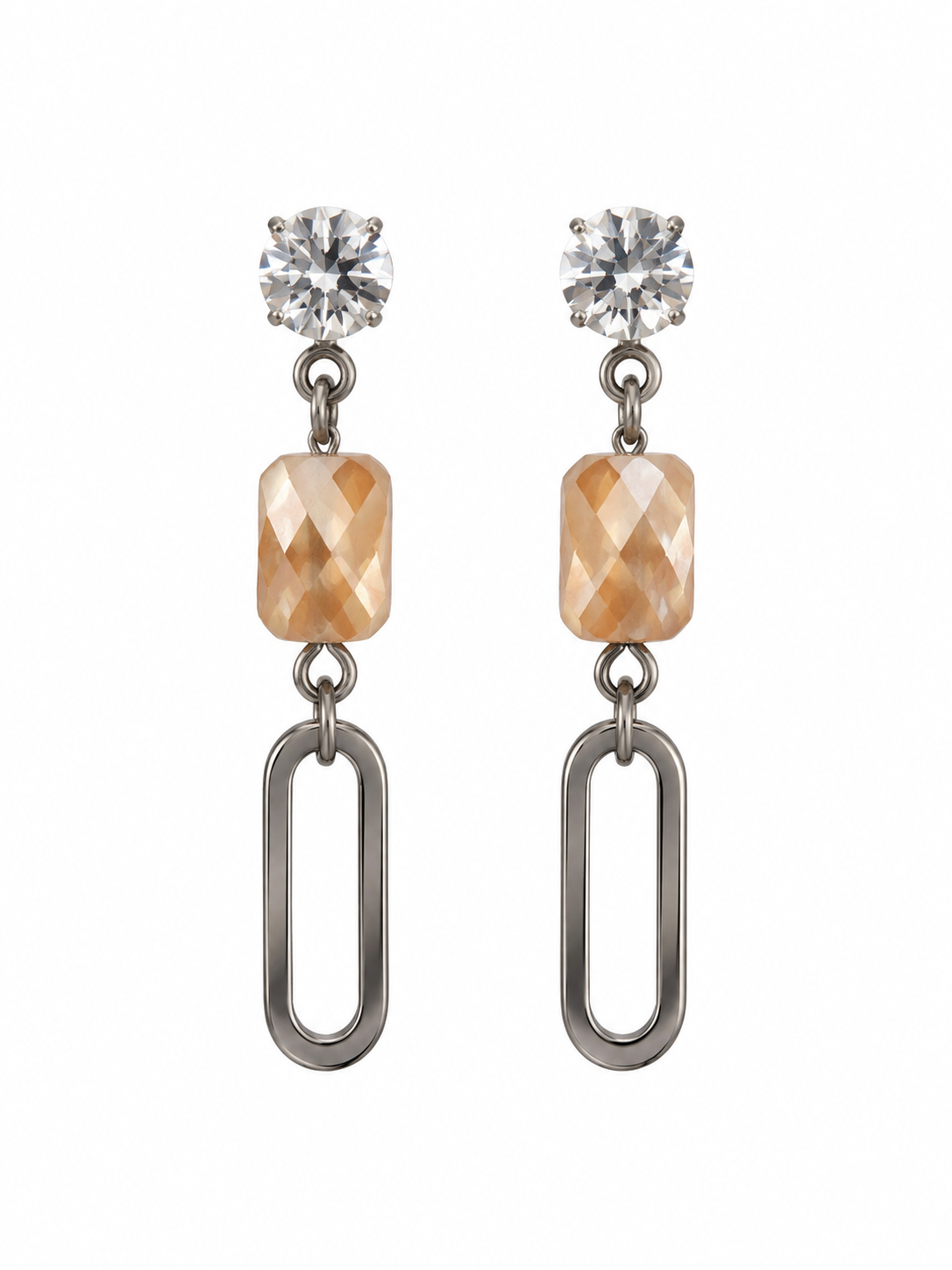 Oorbel Beige OZ063