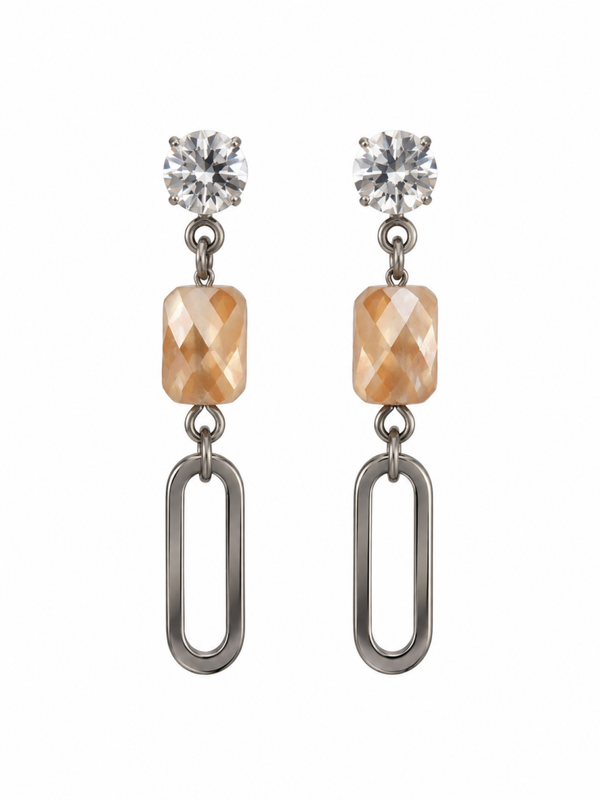 Oorbel Beige OZ063