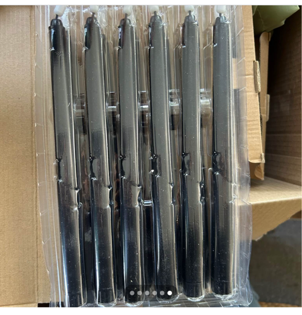 Black LED Taper Candles