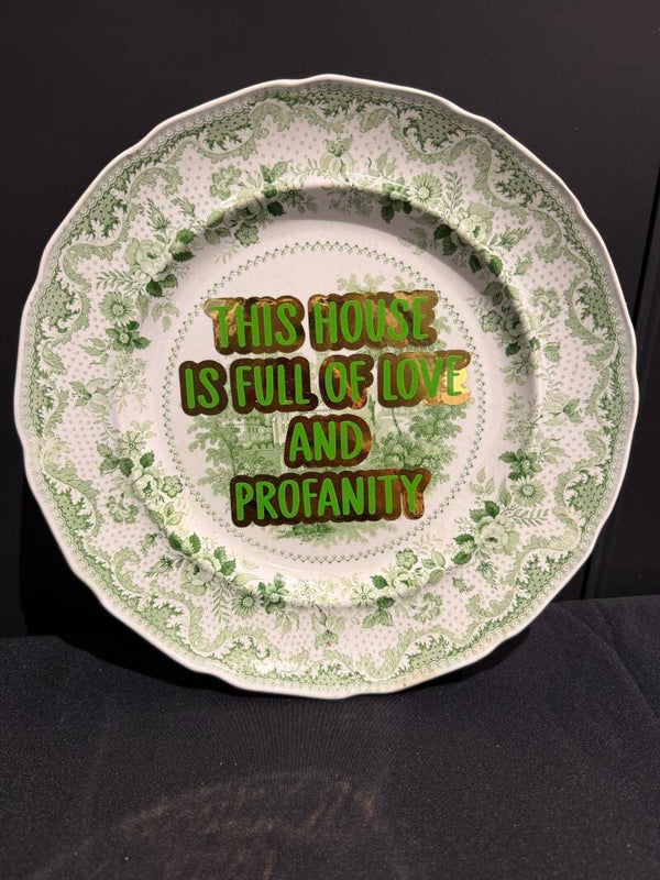 Love and Profanity Plate
