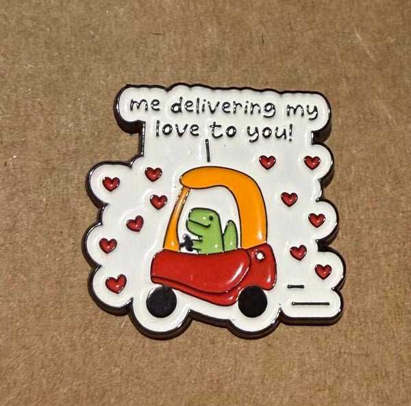 Delivering My Love to You pin