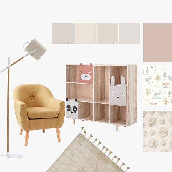 lastenhuoneen moodboard