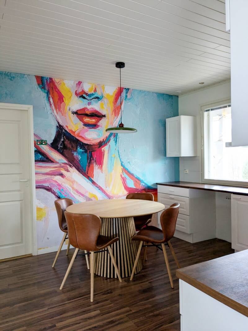 valokuvatapetin asennus