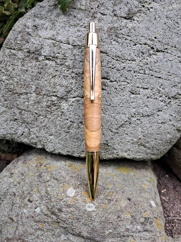 Spalted Maple click pen