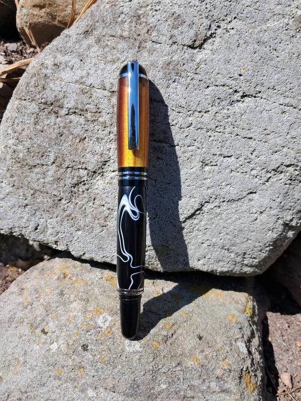 Black Tortoishell fountain pen