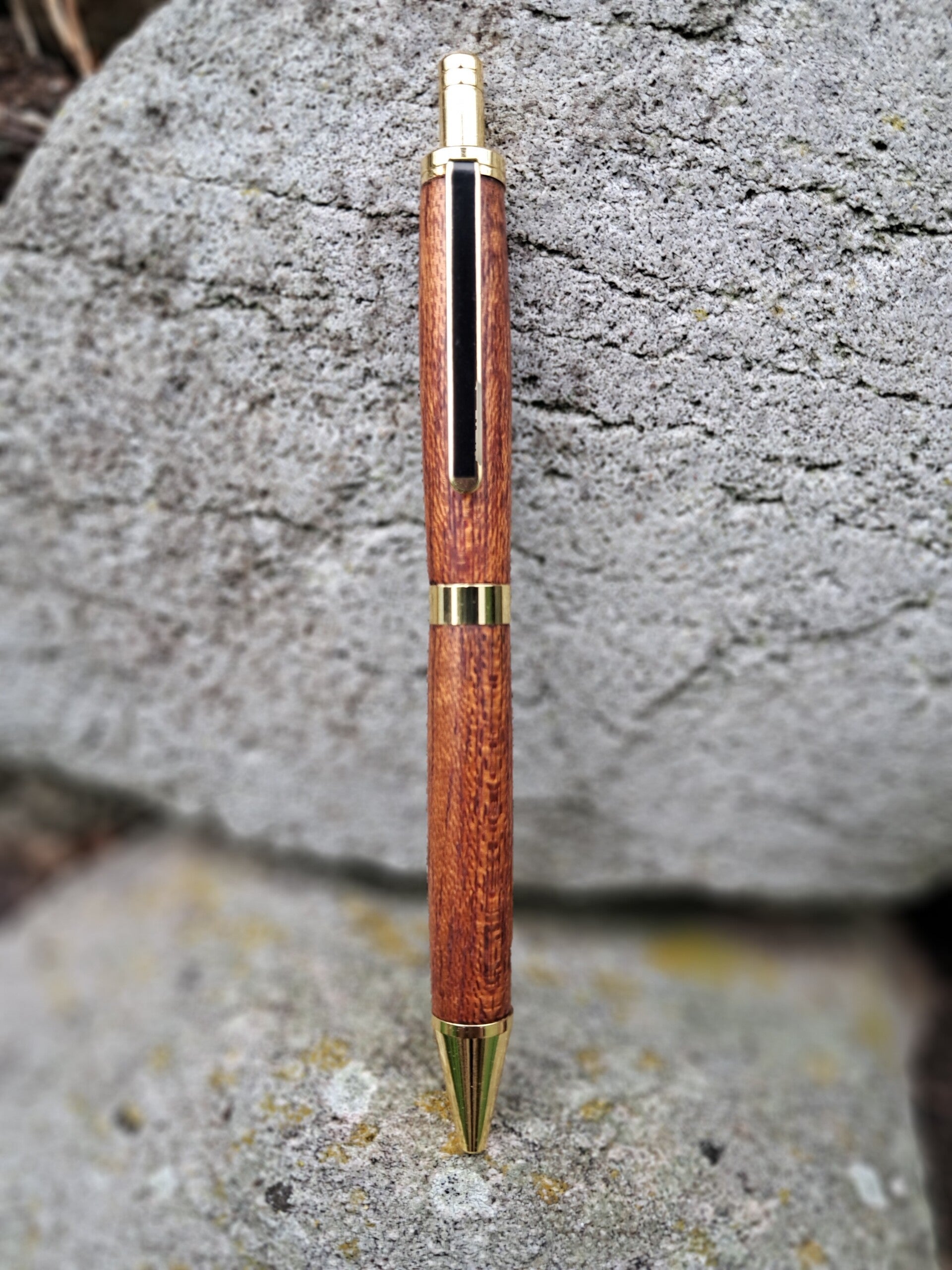 Mahogany click pen