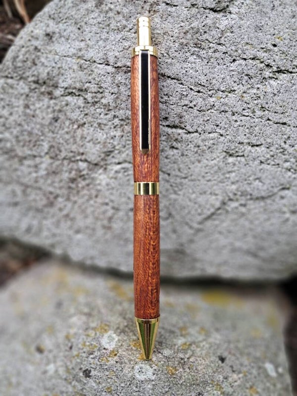 Mahogany click pen