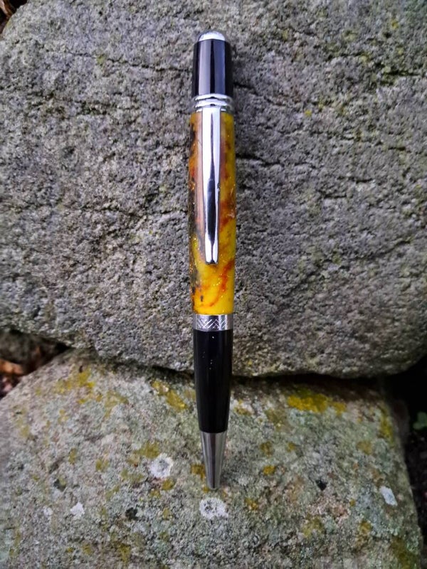 Green resin Sierra pen