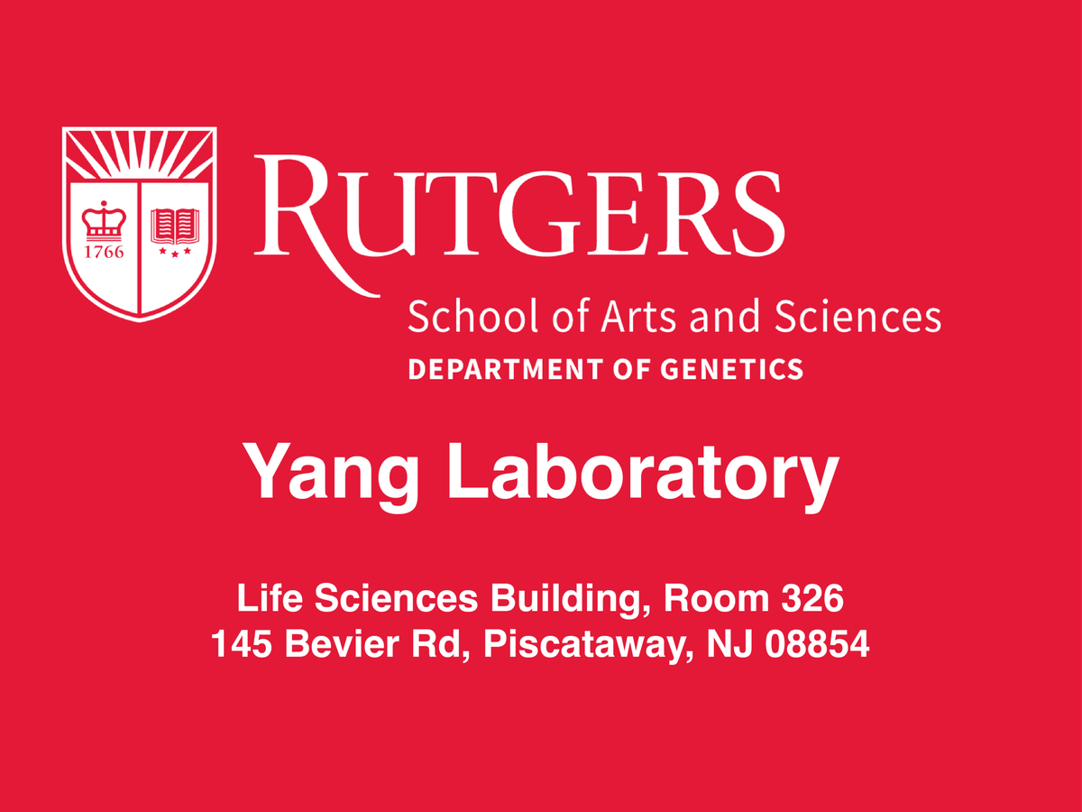Pang Lab Rutgers HOME | Jiekun (Jackie) Yang Lab of Computational & Systems Biology