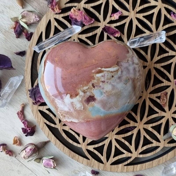 Polychroom Jaspis Hart