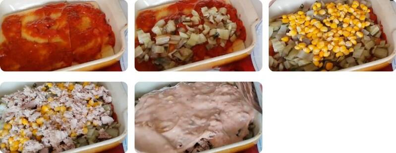 Je recommence le procédé dans le même ordre