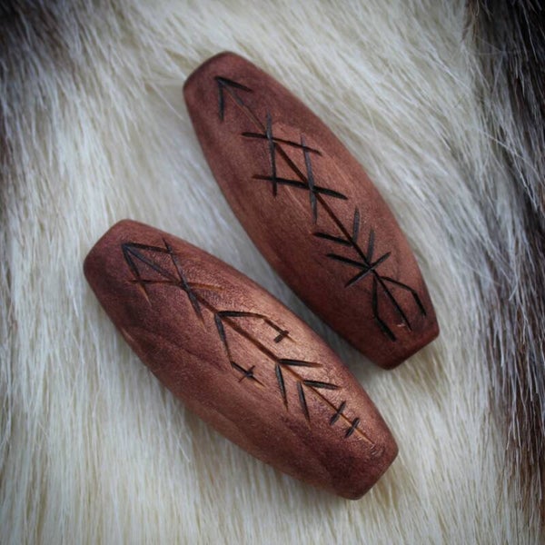 Iso puuhelmi Ø 5mm, Noaidi Dreads