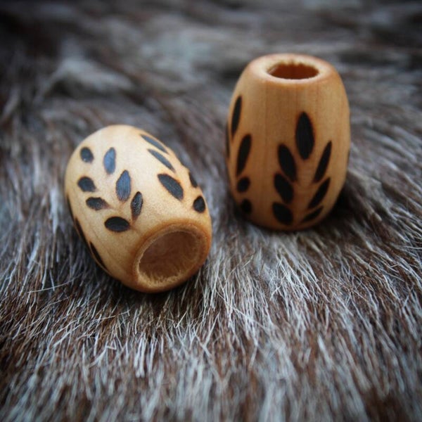 Iso puuhelmi Ø 8mm, Noaidi Dreads