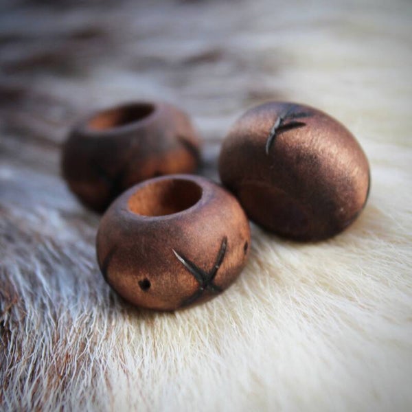 Puuhelmi Ø 8mm, Noaidi Dreads