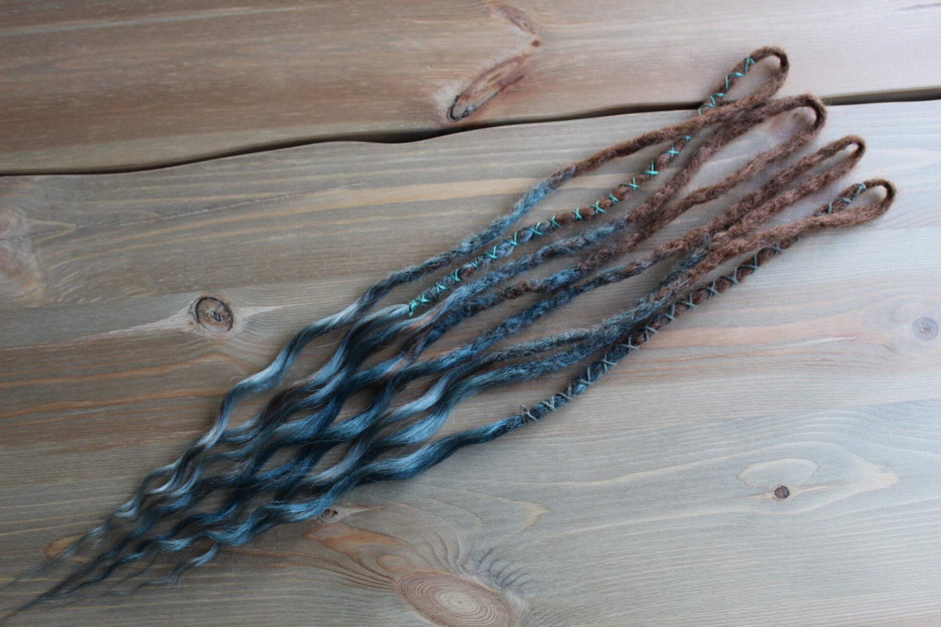 Aksenttisetti kupari/sinivihreä, IidunnaDreads