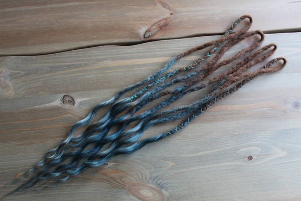 Aksenttisetti kupari/sinivihreä, IidunnaDreads