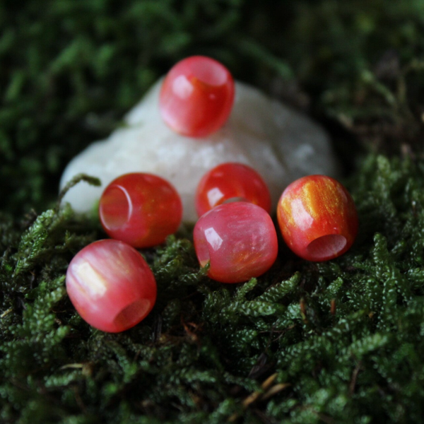 Akryylihelmi Ø 5mm, punainen